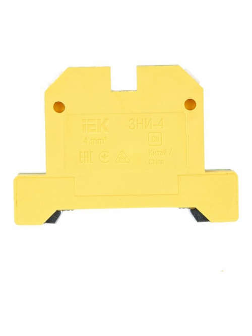 Зажим наборный ЗНИ-4PEN 4кв.мм (JXB-земля) IEK YZN20-004-K52 YZN20-004-K52