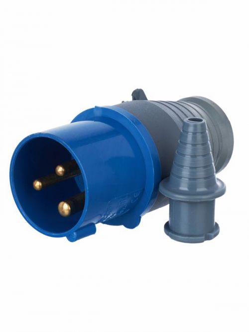 Вилка эл. каб. 16А 2P+PE 16А 220В IP44 ССИ-013 IEK PSR01-016-3 PSR01-016-3