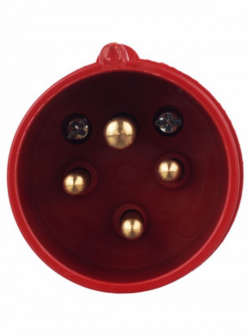 Вилка эл. каб. 16А 3P+PE 380В IP44 ССИ-014 IEK PSR02-016-4 PSR02-016-4