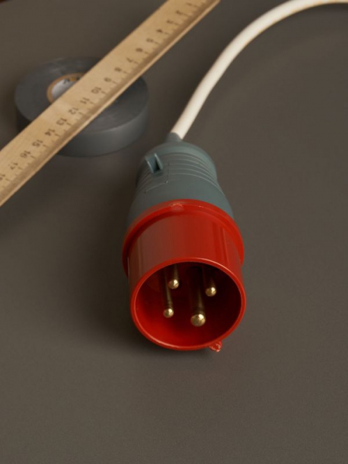 Вилка эл. каб. 16А 3P+PE 380В IP44 ССИ-014 IEK PSR02-016-4 PSR02-016-4