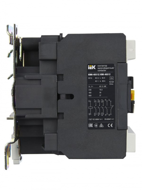 Контактор КМИ-46512 65А 220В 1НО IEK KKM41-065-230-11 KKM41-065-230-11