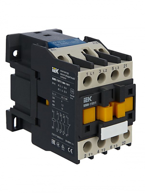 Контактор КМИ-11811 18А 220В IEK KKM11-018-230-01 KKM11-018-230-01