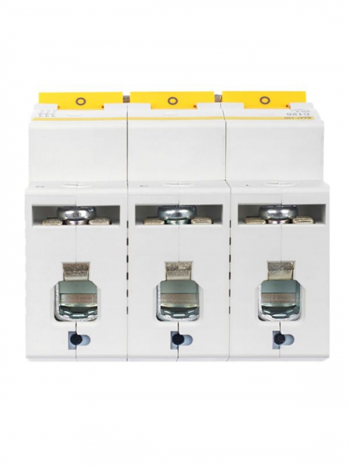 Выключатель автоматический модульный 3п C 125А 15кА ВА47-150 IEK MVA50-3-125-C MVA50-3-125-C