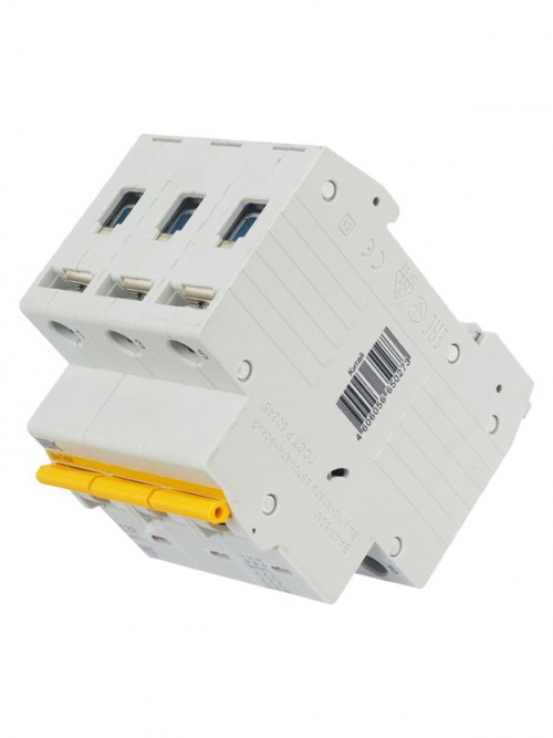 Выключатель автоматический модульный 3п C 32А 6кА ВА47-60M IEK MVA31-3-032-C MVA31-3-032-C