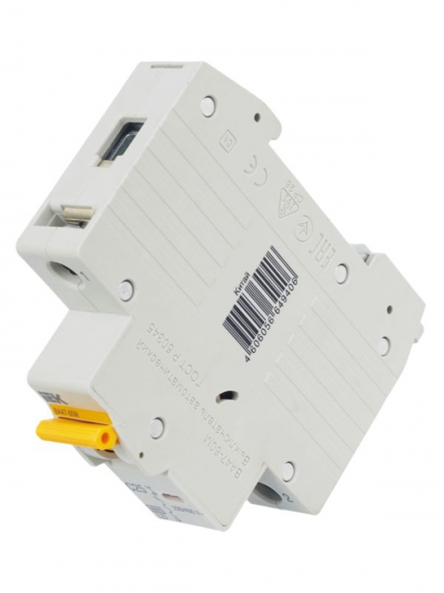Выключатель автоматический модульный 1п C 25А 6кА ВА47-60M IEK MVA31-1-025-C MVA31-1-025-C