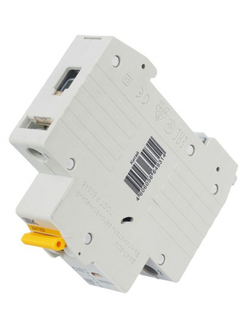 Выключатель автоматический модульный 1п C 10А 6кА ВА47-60M IEK MVA31-1-010-C MVA31-1-010-C