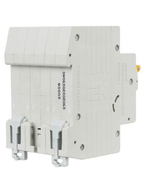 Выключатель автоматический модульный 3п C 40А 6кА ВА47-60M IEK MVA31-3-040-C MVA31-3-040-C