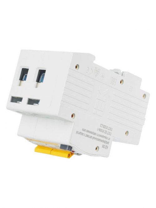 Выключатель авт. дифф. тока 2п C 32А 30мА тип A 4.5кА АД-12М 3.5мод. IEK MAD12-2-032-C-030 MAD12-2-032-C-030