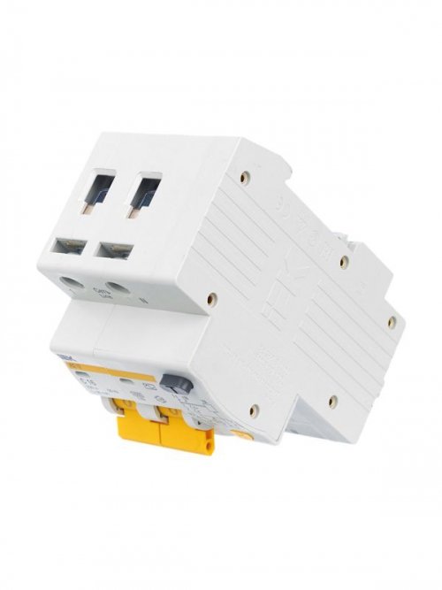 Выключатель авт. дифф. тока 2п C 16А 30мА тип AC 4.5кА АД-12 3.5мод. IEK MAD10-2-016-C-030 MAD10-2-016-C-030