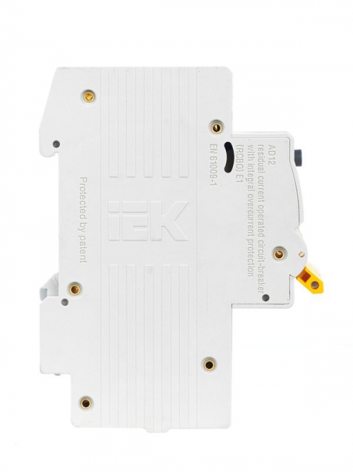 Выключатель авт. дифф. тока 2п C 40А 30мА тип AC 4.5кА АД-12 3.5мод. IEK MAD10-2-040-C-030 MAD10-2-040-C-030