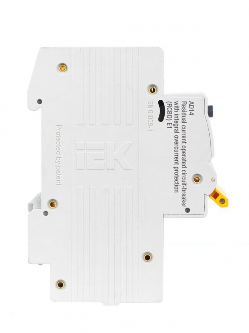 Выключатель авт. дифф. тока 4п C 25А 30мА тип AC 4.5кА АД-14 6.5мод IEK MAD10-4-025-C-030 MAD10-4-025-C-030