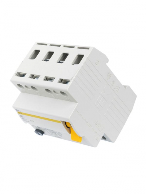 Выключатель дифф. тока (УЗО) 4п 40А 30мА тип AC ВД1-63 IEK MDV10-4-040-030 MDV10-4-040-030