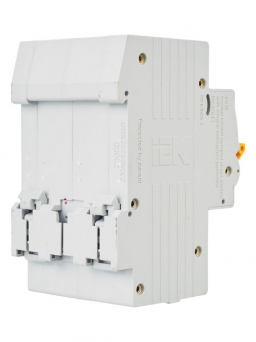 Выключатель авт. дифф. тока 2п C 20А 30мА тип AC 4.5кА АД-12 3.5мод. IEK MAD10-2-020-C-030 MAD10-2-020-C-030