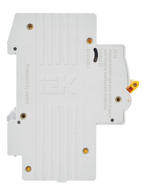 Выключатель авт. дифф. тока 2п C 20А 30мА тип AC 4.5кА АД-12 3.5мод. IEK MAD10-2-020-C-030 MAD10-2-020-C-030