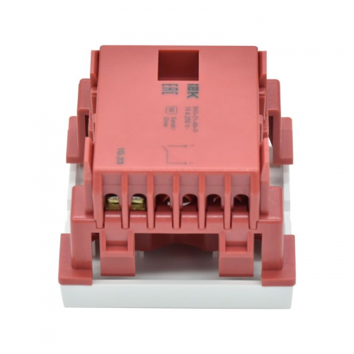 Выключатель 1-кл. 2мод. СП Праймер 10А IP20 ВКО-21-00-П бел. IEK CKK-40D-VO2-K01 CKK-40D-VO2-K01