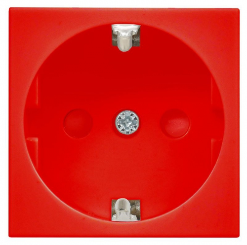 Розетка 1-м Праймер 2мод. 45х45 РКС-20-32-П-К с заземл. красн. IEK CKK-40D-RSZK2-K04-K CKK-40D-RSZK2-K04-K