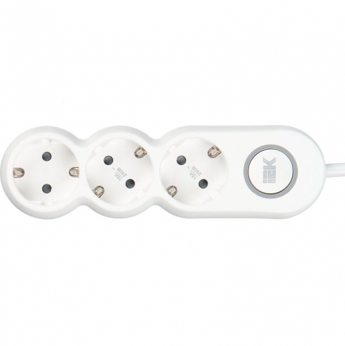 Удлинитель 3х5м с заземл. 16А 250В У03В UNO 2P+PE 3х1.5кв.мм IEK WYP53-16-03-05-ZK WYP53-16-03-05-ZK