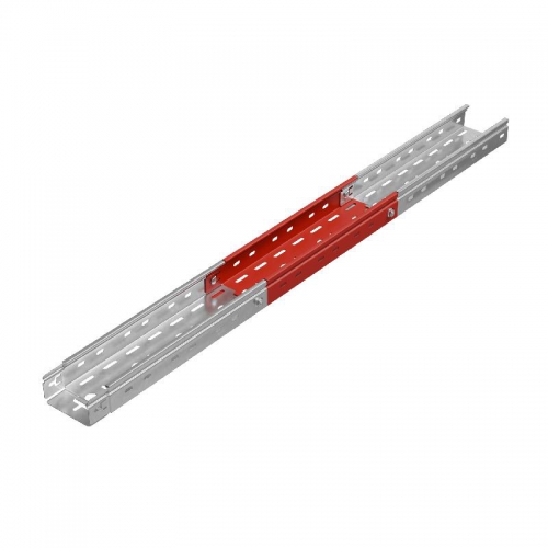 Лоток листовой перфорированный 100х50 L3000 сталь 0.7мм 