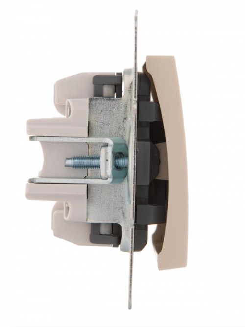 Механизм выключателя 1-кл. 1п СП Karina 10А IP20 крем. LEZARD 707-0388-100 707-0388-100