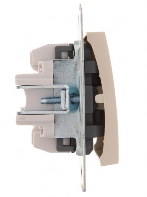 Механизм выключателя 1-кл. 1п СП Karina 10А IP20 с подсветкой крем. LEZARD 707-0388-111 707-0388-111