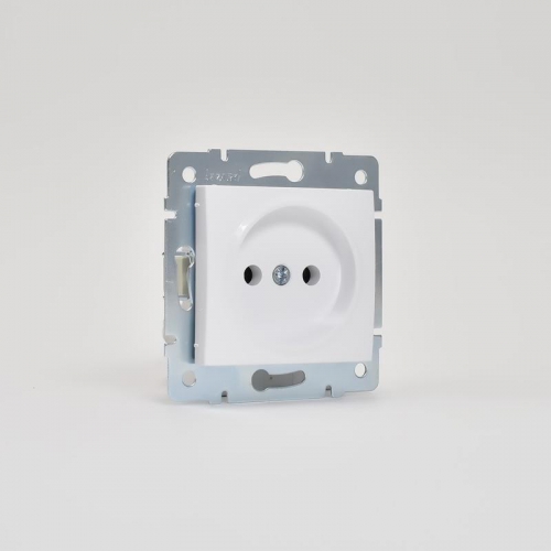 Механизм розетки 1-м СП Karina 16А IP20 без заземл. термопласт бел. LEZARD 707-0288-121B 707-0288-121B