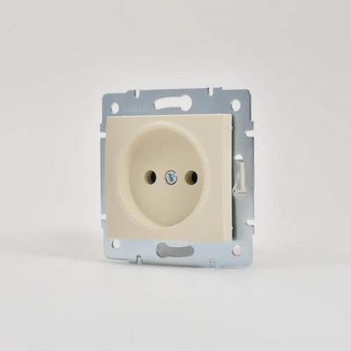 Механизм розетки 1-м СП Karina 16А IP20 без заземл. термопласт крем. LEZARD 707-0388-121B 707-0388-121B