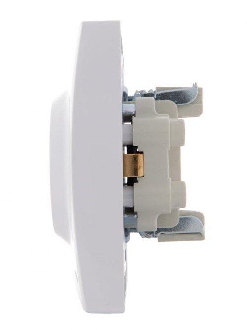 Розетка 2-м СП Karina с заземл. термопласт бел. LEZARD 707-0200-127B 707-0200-127B