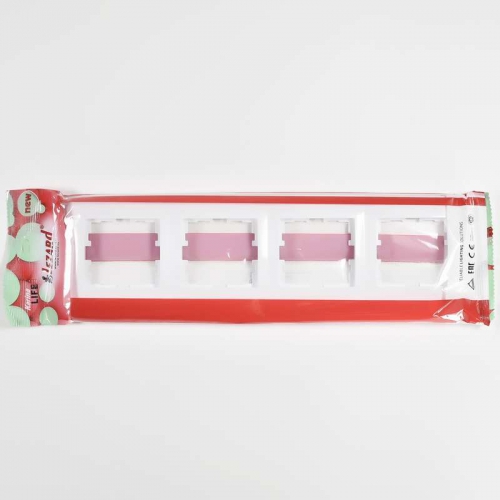 Рамка 4-м Karina Life горизонт. бел. LEZARD 708-0200-149 708-0200-149