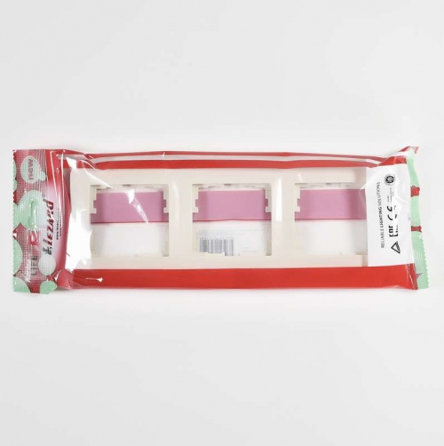 Рамка 3-м Karina Life горизонт. крем. LEZARD 708-0300-148 708-0300-148