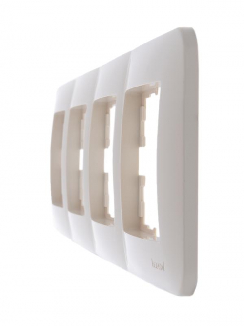 Рамка 4-м Karina Life горизонт. крем. LEZARD 708-0300-149 708-0300-149