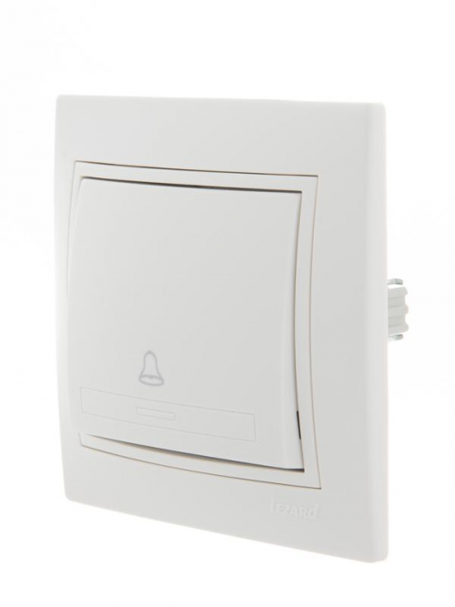 Выключатель кнопочный 1-кл. СП Mira бел./бел. LEZARD 701-0202-103 701-0202-103