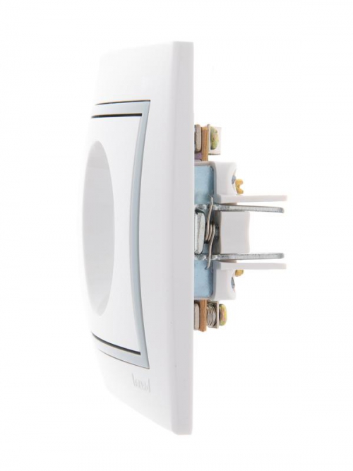 Розетка проходная TV СП Mira бел./сер. LEZARD 701-0215-129 701-0215-129