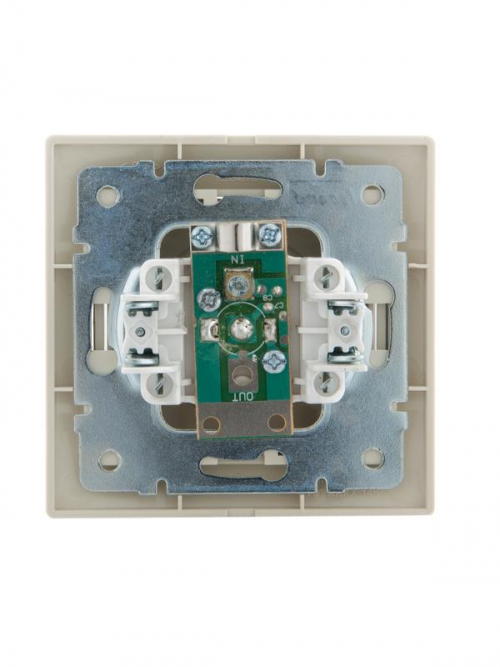 Розетка оконечная TV СП Mira крем/крем. LEZARD 701-0303-130 701-0303-130