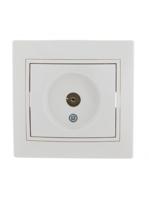 Розетка оконечная TV СП Mira бел./бел. LEZARD 701-0202-130 701-0202-130