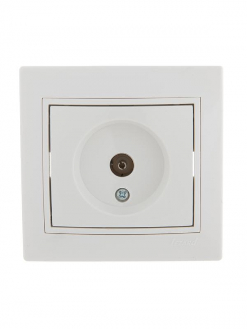 Розетка проходная TV СП Mira бел./бел. LEZARD 701-0202-129 701-0202-129