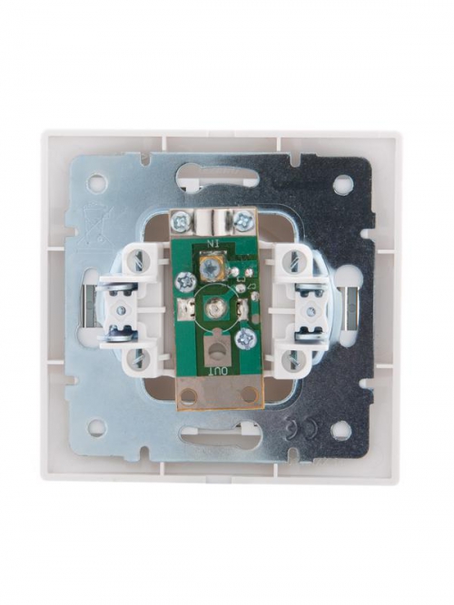 Розетка оконечная TV СП Mira 16А IP20 с сер. вставкой бел. LEZARD 701-0215-130 701-0215-130