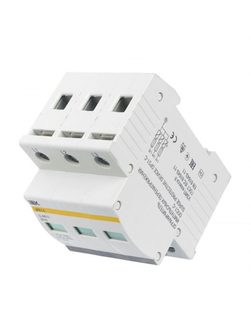 Ограничитель перенапряжения ОПС1-C 3P IEK MOP20-3-C MOP20-3-C
