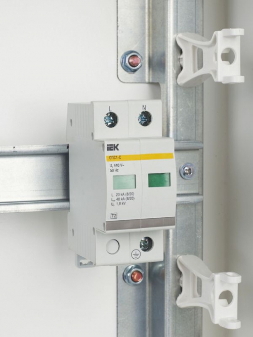Ограничитель перенапряжения ОПС1-C 2P IEK MOP20-2-C MOP20-2-C