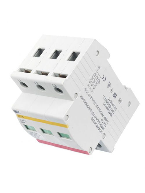 Ограничитель перенапряжения ОПС1-B 3P IEK MOP20-3-B MOP20-3-B