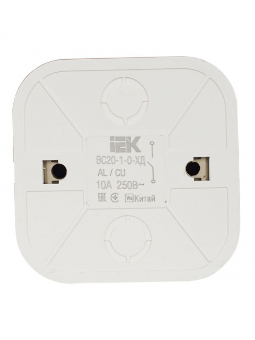 Выключатель 1-кл. ОП GLORY 10А ВС20-1-0-ХД дуб IEK EVH10-K24-10 EVH10-K24-10