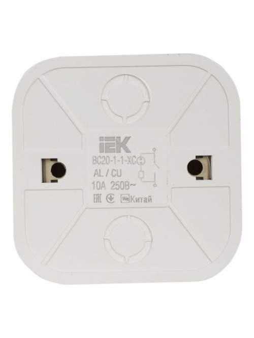 Выключатель 1-кл. ОП GLORY 10А ВС20-1-1-ХС с индикацией сосна IEK EVH11-K34-10 EVH11-K34-10