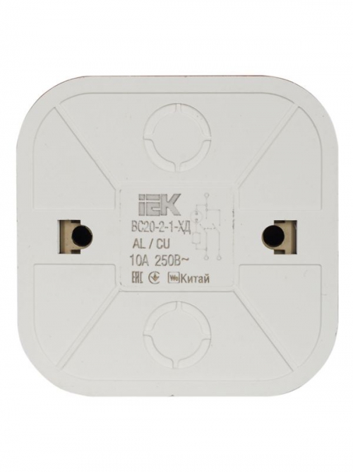 Выключатель 2-кл. ОП GLORY 10А ВС20-2-1-ХД с индикацией дуб IEK EVH21-K24-10 EVH21-K24-10