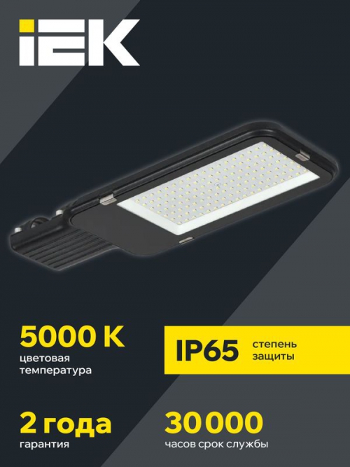 Светильник светодиодный ДКУ 1013-100Д 5000К IP65 IEK LDKU1-1013-100-5000-K03 LDKU1-1013-100-5000-K03
