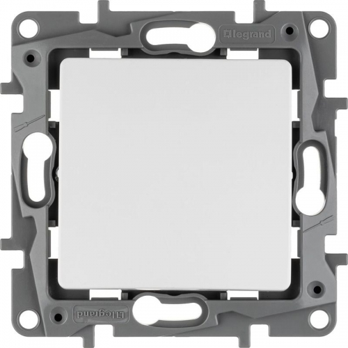 Механизм переключателя 1-кл. СП Etika 10А IP20 250В 10AX безвинт. зажимы бел. Leg 672205 672205