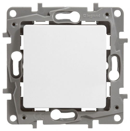 Механизм переключателя 1-кл. СП Etika 10А IP20 250В 10AX безвинт. зажимы бел. Leg 672205 672205