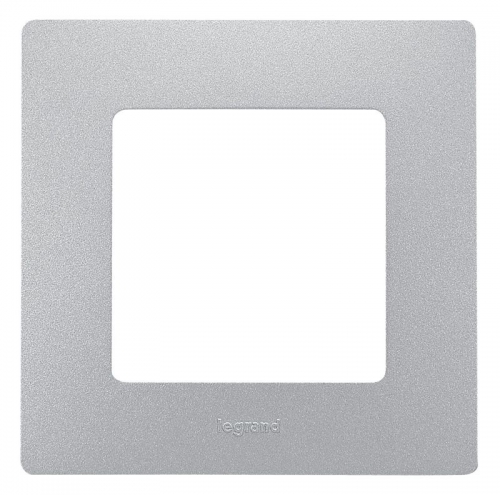 Рамка 1-м Etika алюм. Leg 672551 672551