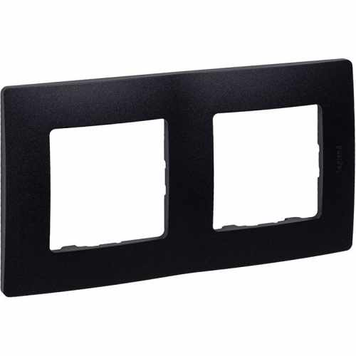 Рамка 2-м Etika антрацит Leg 672582 672582