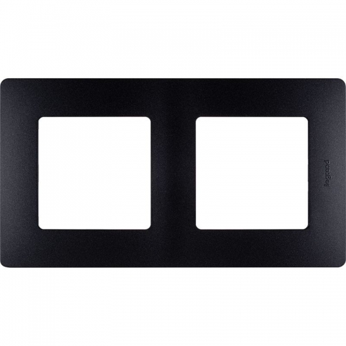 Рамка 2-м Etika антрацит Leg 672582 672582