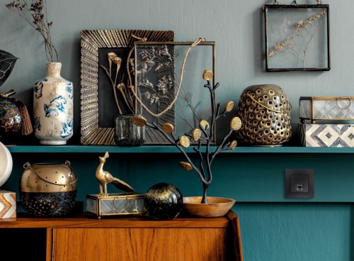 Розетка компьютерная 1-м СП Etika RJ45 кат.5E UTP механизм антрацит Leg 672641 672641