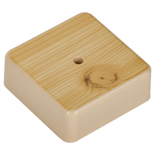 Коробка распаячная ОП 75х75х28 IP20 КМ41216-04 (6 клем. 6кв.мм) сосна ИЭК UKO10-075-075-028-K34 UKO10-075-075-028-K34